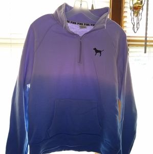 VS PINK Quarter Zip Ombre L ❤️
